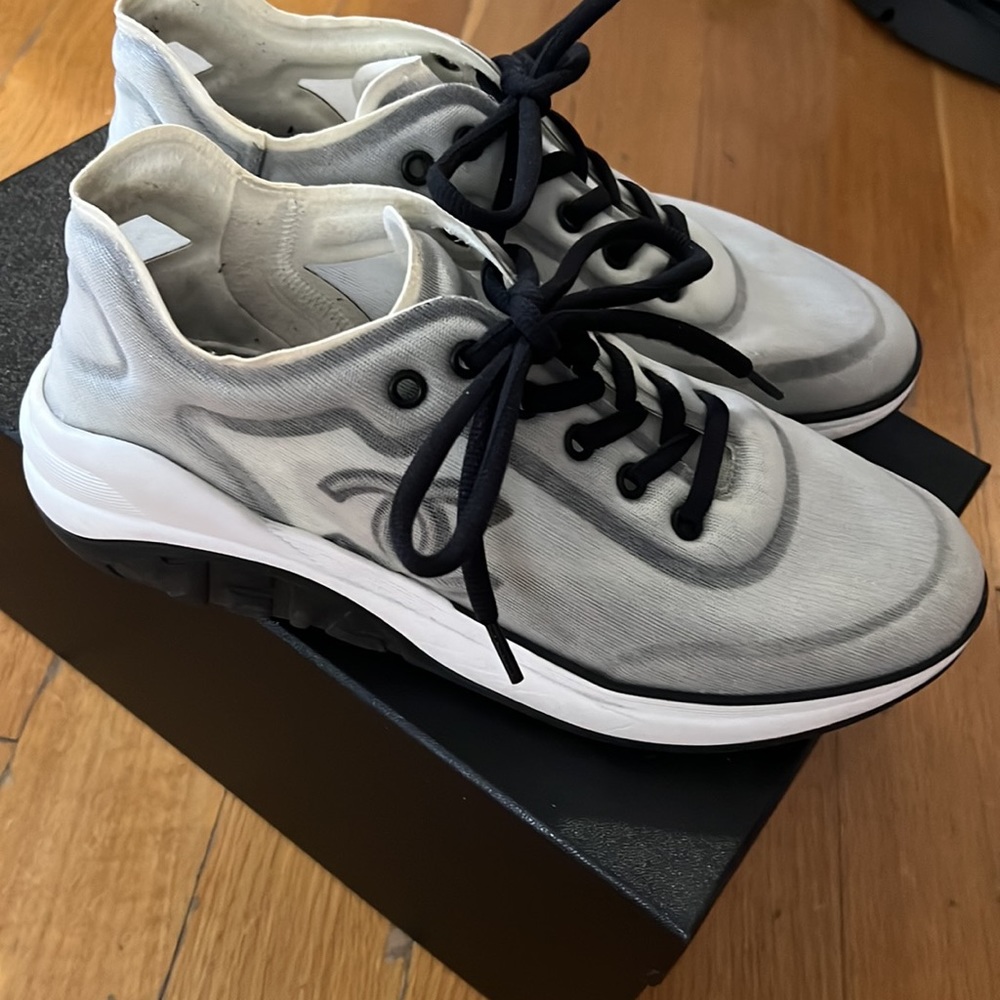 Chanel mesh sneakers. Black and white. 40.5